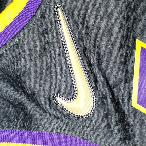 Nike NBA LA Lakers Lebron James (Swingman Earned Ed. Jersey-Men Sz 44-Med) NEW!! - Picture 7 of 7